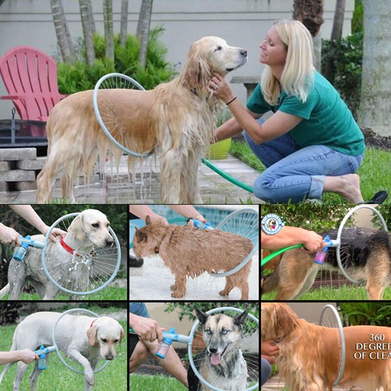 Convenient Pet Dog Cat Bathing Washing Cleaner 360 Degree Shower Kit Washer