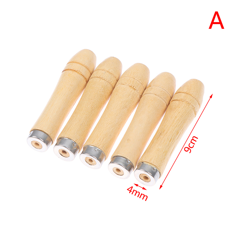 5pcs Wooden File Handle Wood Rasp Woodworking Polishing Rust Proof Filing Tools: A