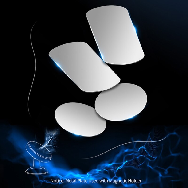 Vierkante Magnetische Schijf Telefoon Stand Magneet Metalen Plaat Auto Telefoon Houder Metalen Plaat Ijzer Platen Voor Magnetische Auto Telefoon Houder