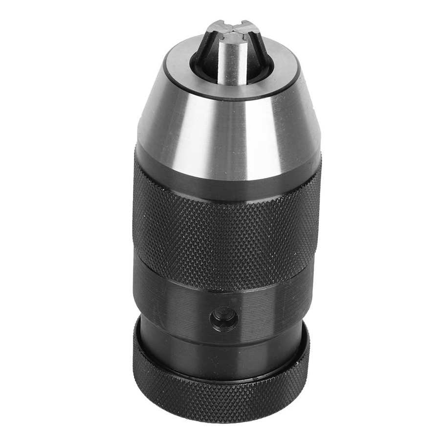 JT6 0-13mm High Speed Steel Keyless Drill Chuck Super Heavy Duty 3-Jaw Drill Press Chuck For CNC Milling Drilling Machine Lathe