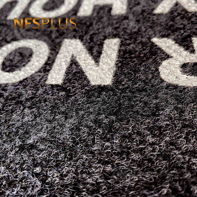 Tapete deocorativo para porta frontal, tapete para casa, exterior, interno, preto, de fibra de poliéster, antiderrapante, tapete para chão, sapatos tapetes