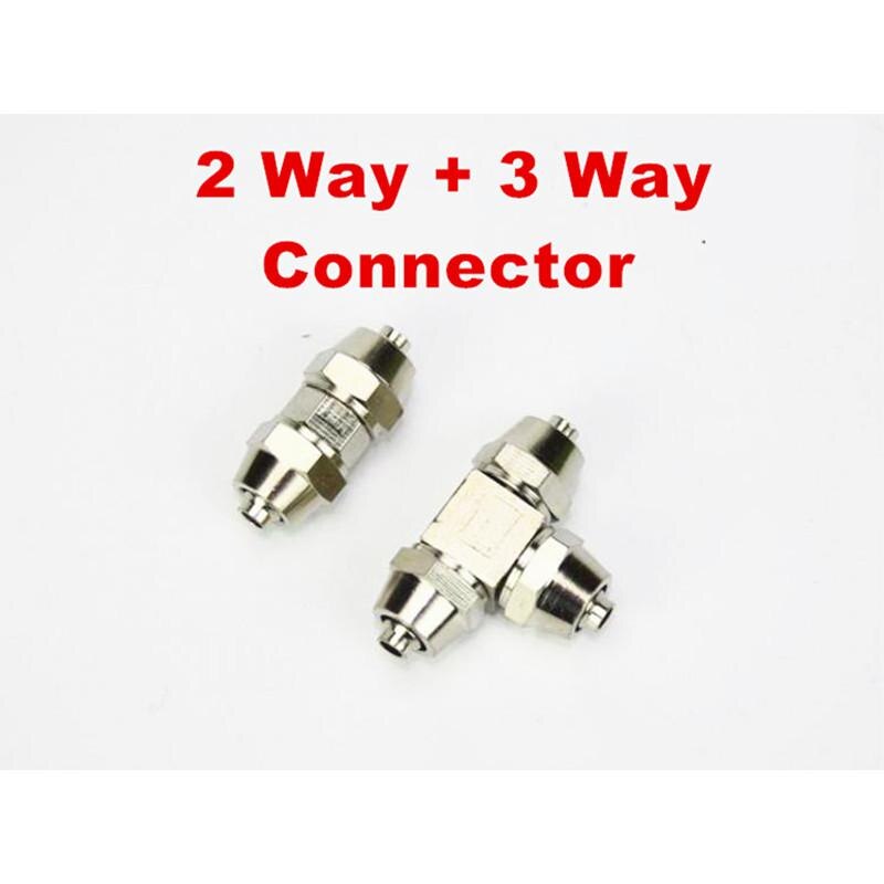 Rustfrit stål akvarie højtryk  co2 justerbar kontraventil luft  co2 rør konnektor til akvarie tilbehør: Rød