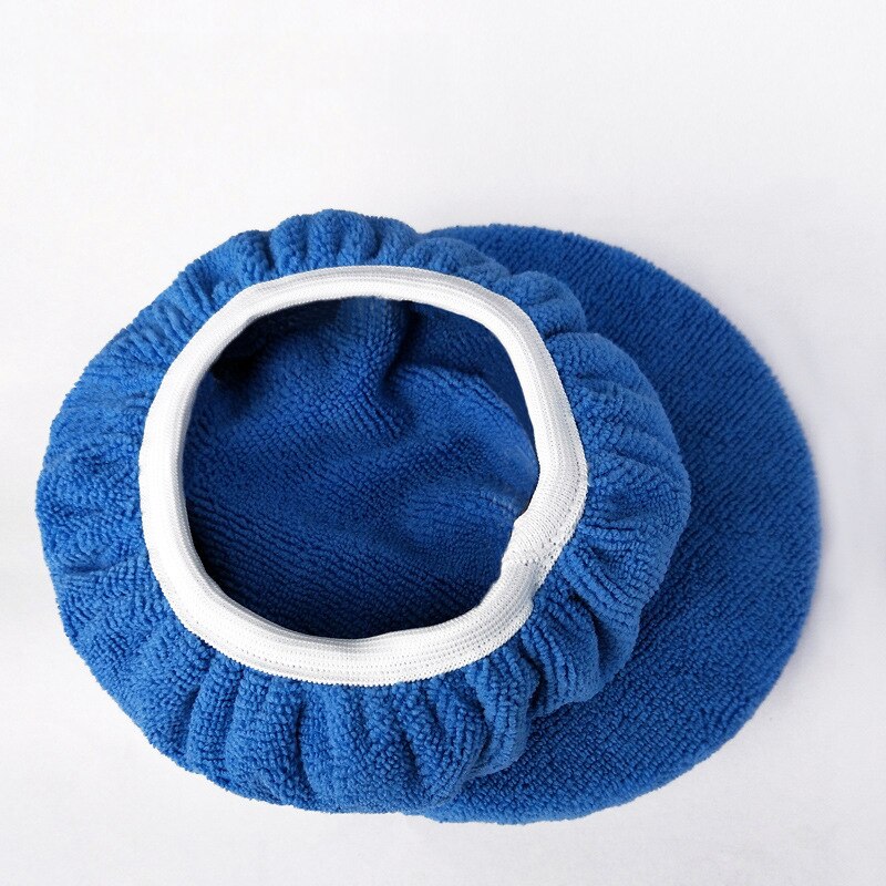 Toalla de limpieza de coche, cubierta azul de microfibra para pulido y encerado, paño especial para encerar sin pelusa, accesorios para Herramientas de limpieza