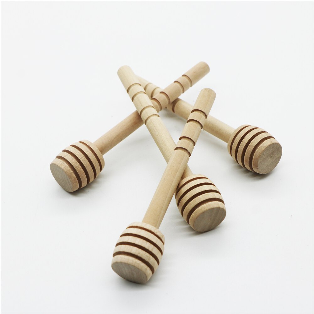 Mini cuillères à miel en bois 8 cm/10 cm/100 cm, 10.4 pièces, cuillère à miel, bâton, outils pour miel, faveurs de mariage JK23