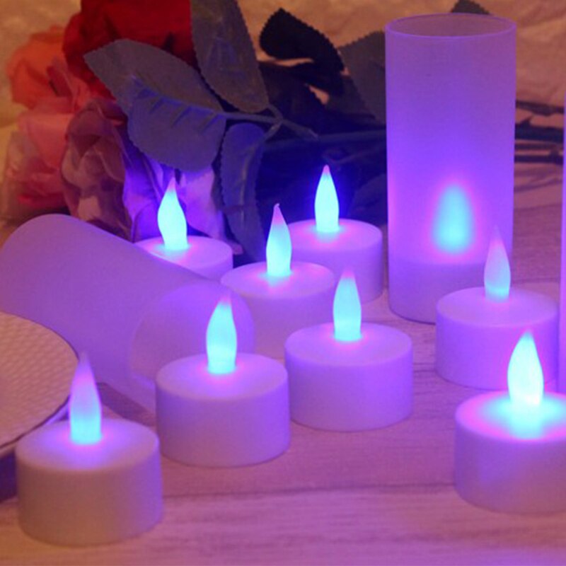 Luz de carga USB recargable con velas de batería LED recargables sin llama