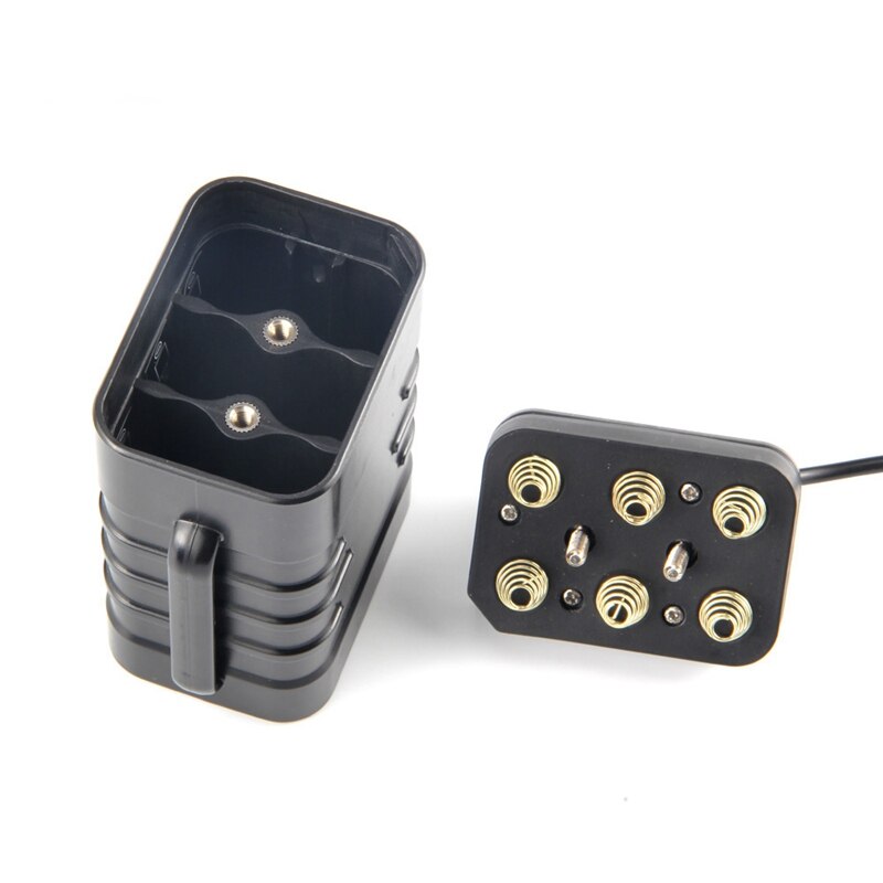 6 avsnitt 18650 vattentätt batterifodral 18650 batteripaket 5 vusb /8.4 vdc dubbelt gränssnitt 18650 vattentät batterilåda