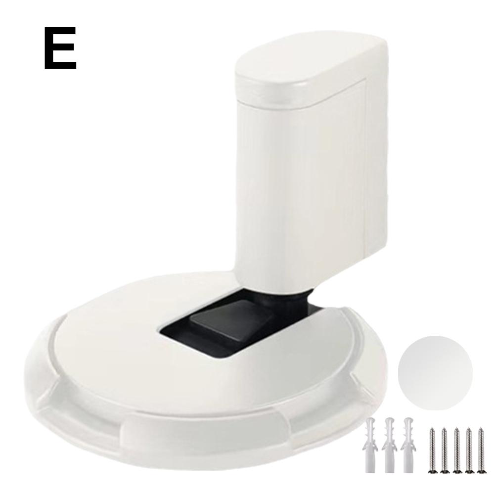 Magnetisk dørstopper i kraftig legering, mekanisk dørstopper, justerbar dørholder, klistremerke for møbeldører: Gul