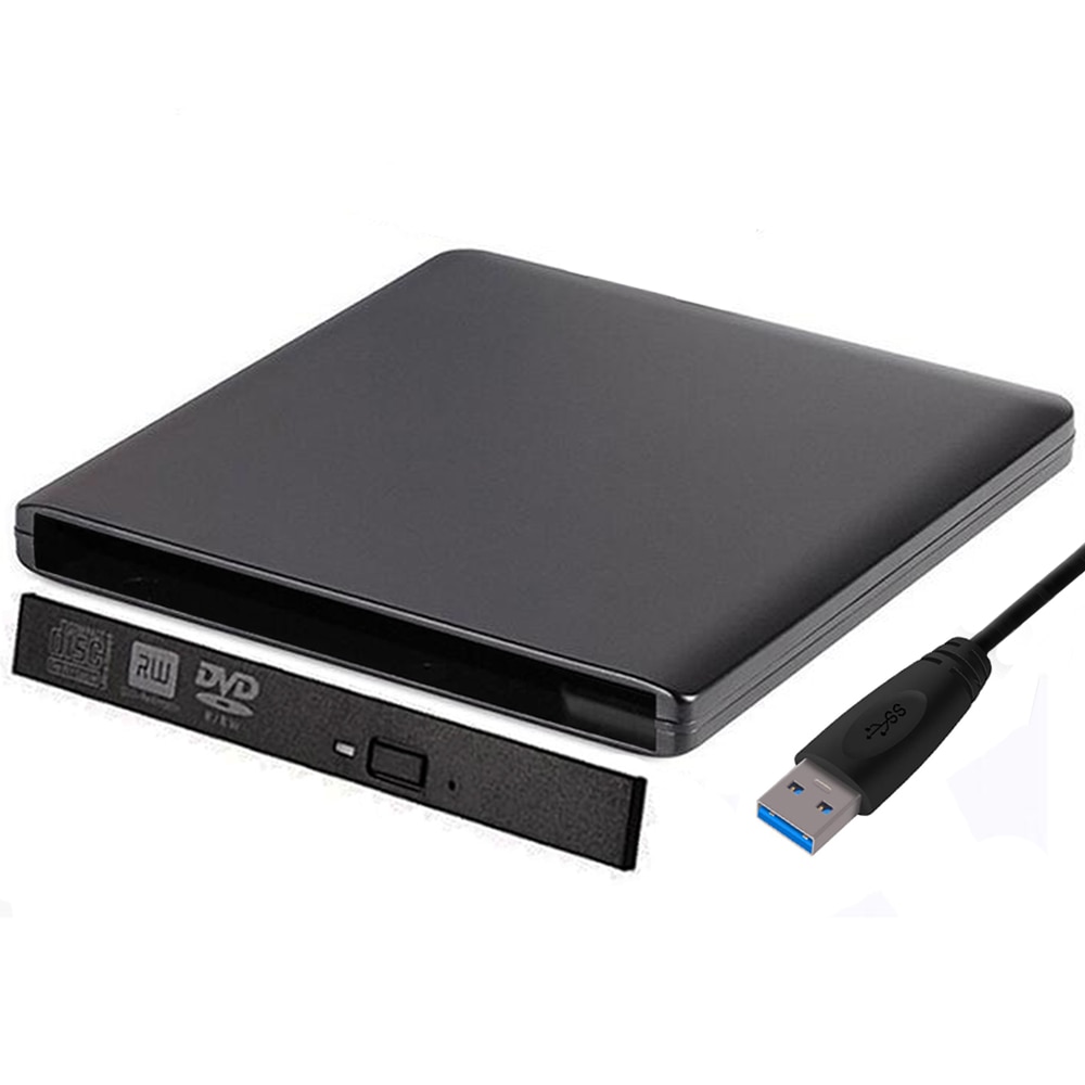 Slim Hard Plastic Usb 3.0 Sata 9.0/9.5Mm Externe Dvd Behuizing CD-ROM Case Voor Laptop Cd/Dvd blu-ray Optische Drive