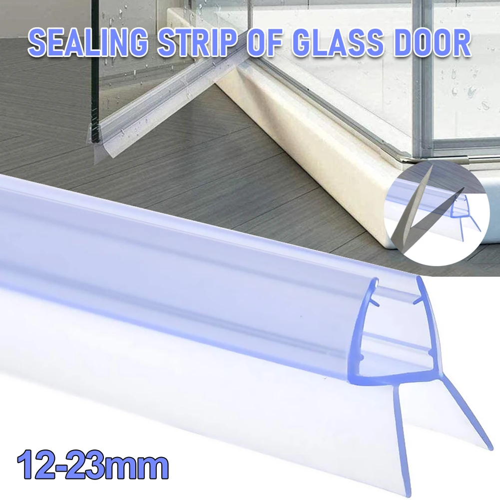 2 Stuks Douchedeur Water Strip Pakking 12-23 Mm Water Deflector Vervanging Strip Voor Thuis Badkamer Decoratie Hardware accessoires
