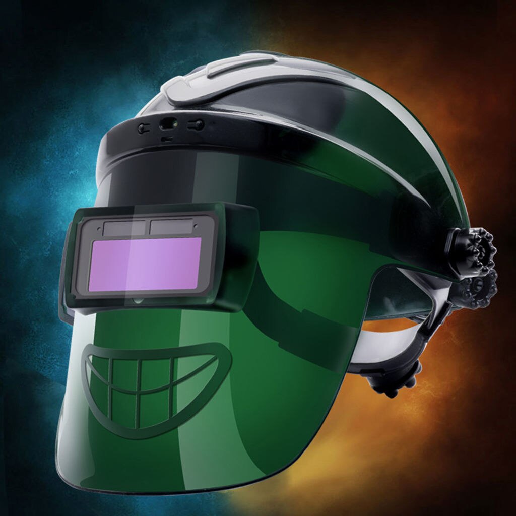 Escurecimento automático soldagem externa led óculos de luz gama 9-13