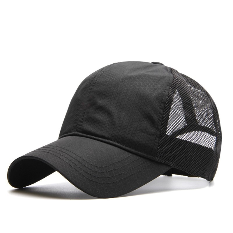 Big Head Man Plus Size Baseball Cap Men Summer Thin Fabric Mesh Sun Hat Male Snapback Hats M 55-59cm L 60-64cm