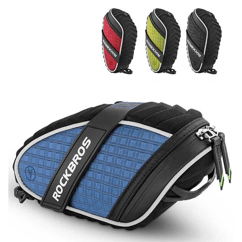 ROCKBROS – sacoches de selle de vélo imperméables et réfléchissantes, 4 couleurs, accessoires de cyclisme pour siège extérieur