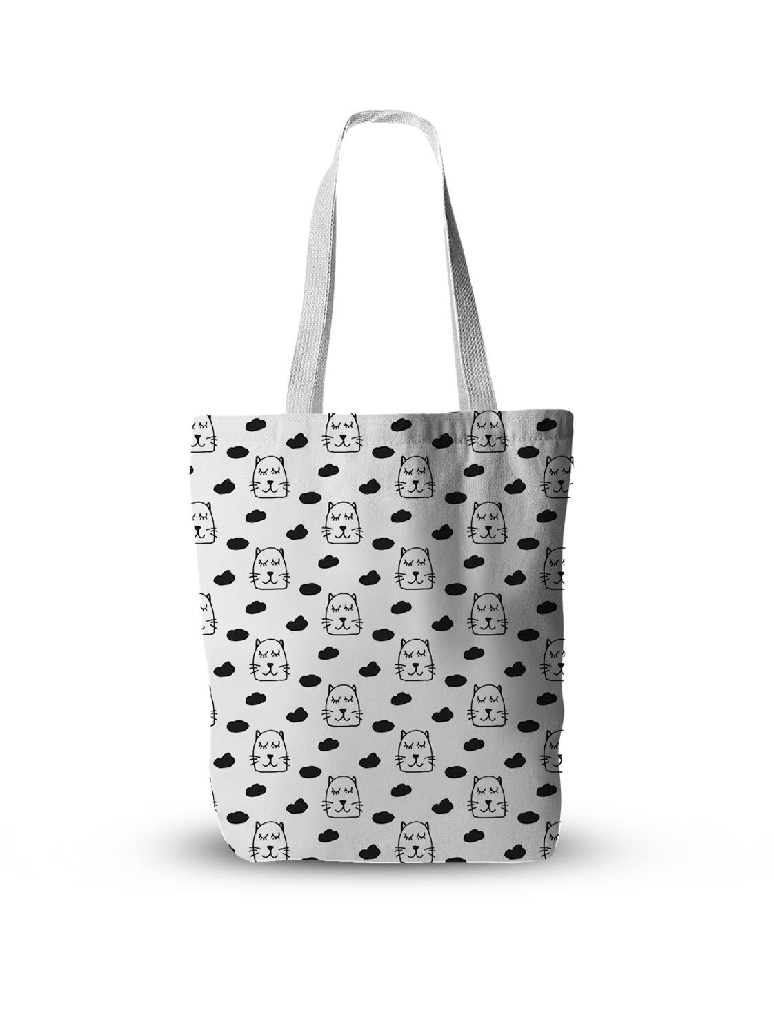 Mode Vrouwen Canvas Handtas Dier Schattig Meisje Boodschappentas Schedel Leuke Casual Schoudertas Grote Capaciteit Tote Bag Herbruikbare Tas: style3