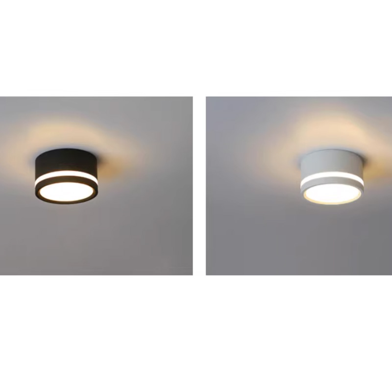 Luz de techo luminiscente lateral empotrable LED montada en superficie 5W 7W 9W 12W 15W foco empotrable LED regulable de estilo nórdico