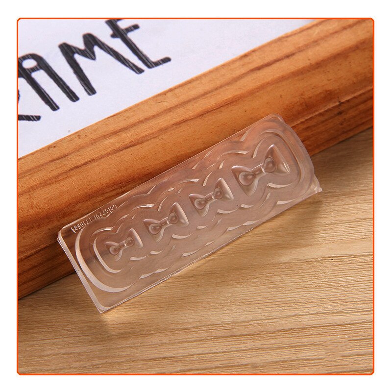 Manikyr gravyr mall silikon manikyr mall kit tjock 3d polering nail art diy dekorationsverktyg form set: E