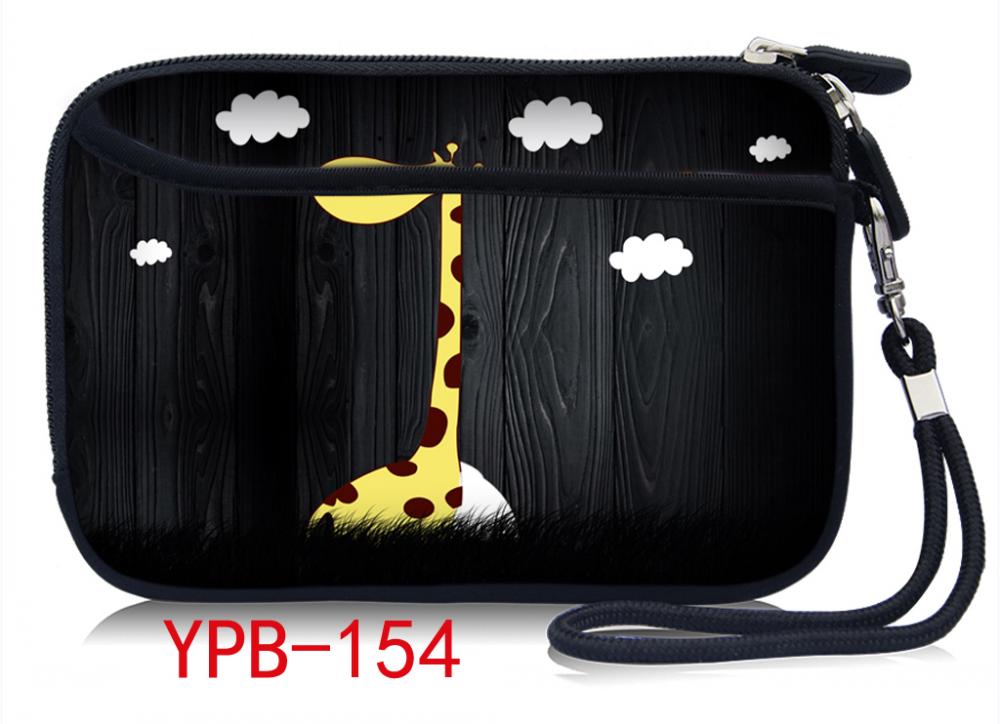 Bedste pris 2.5 " ekstern usb-harddisk-disk bære mini usb-kabel-etui cover pose øretelefontaske til pc bærbar: Giraffie