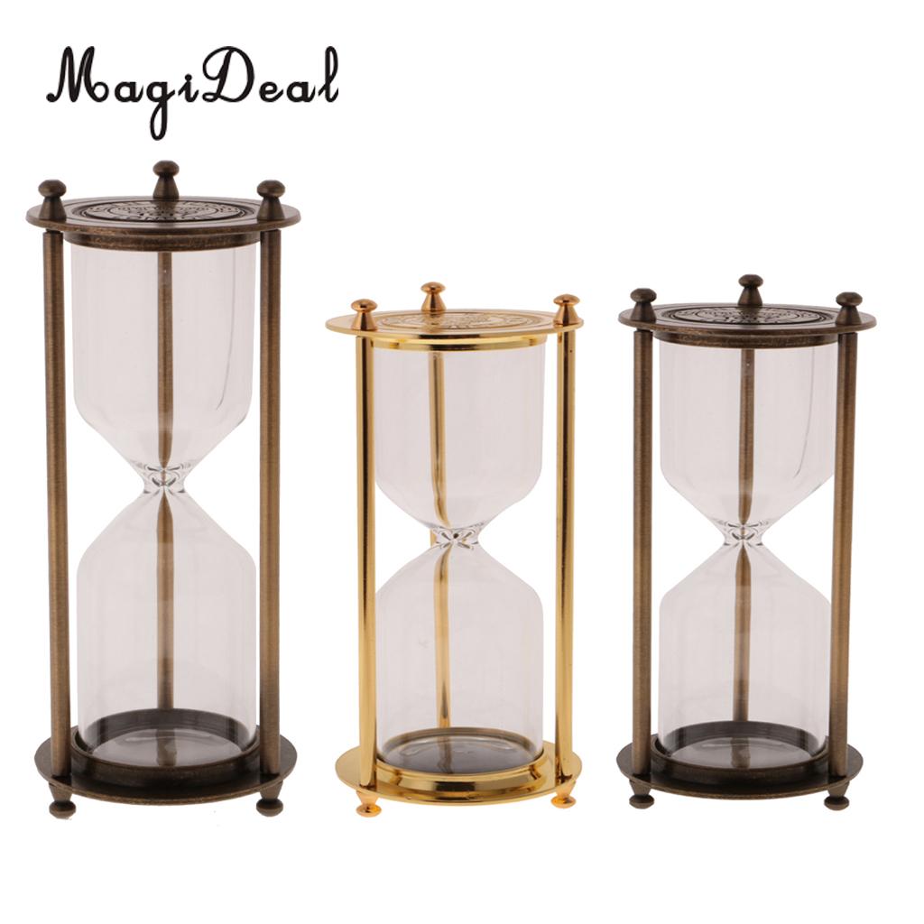 Magideal Helf Display Count Down Lege Zand Glas Zandloper Keuken Timer Draagbare 3 Min/5 Min/10 Min/15 Min/20 Minuut