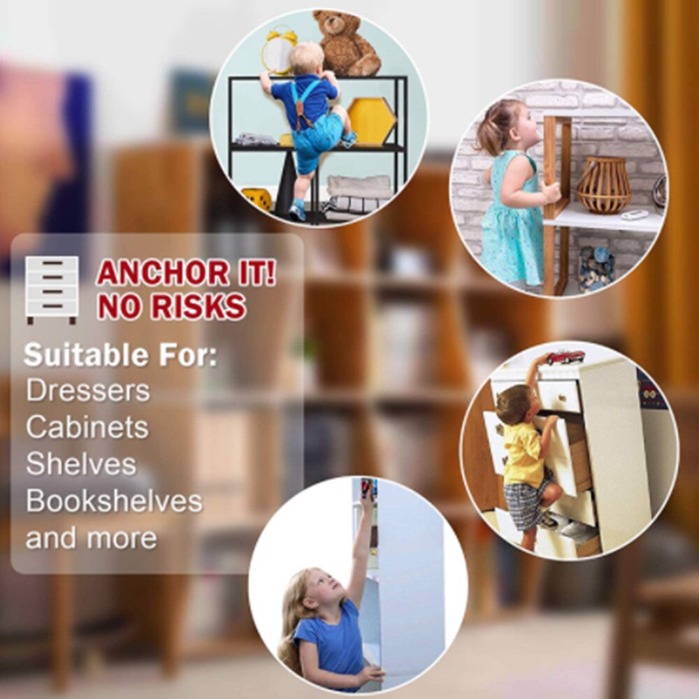 Anti Fall Safety Device Children's Furniture Anti Fall Hardware Kit Accessories Anti-dumping Hardware Kit Accessories