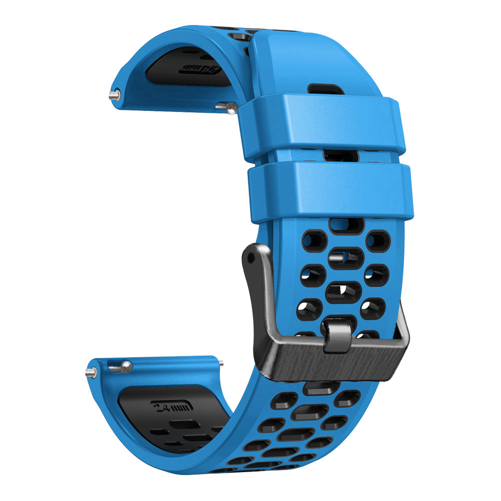 Correa de silicona de 24mm para TicWatch Pro 5, accesorios de repuesto para pulsera TicWatch Pro 5: Castaño