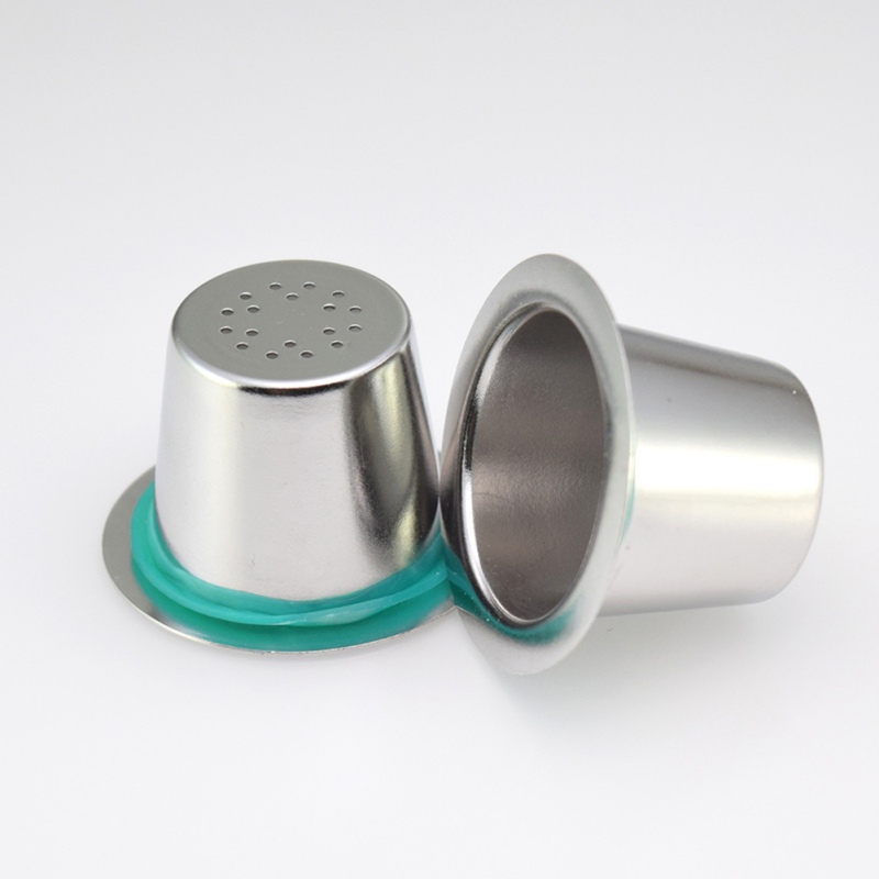 Rostfritt stål kaffefilter hushålls kaffefilter påfyllningsbart metall kaffefilter köksredskap