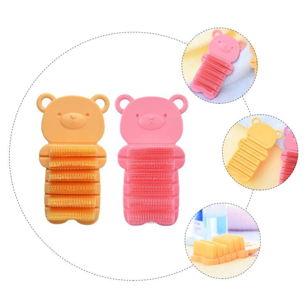 2pcs Hand and Nail Brush Nails Remove Dust Brushes Cleaning Scrubbing Brushes