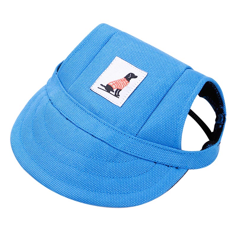 Berretto da cappello estivo per cani berretto da Baseball per cani all&#39;aperto tela berretto per cani di piccola taglia Chihuahua Yorkies cappello da sole per cani accessori per animali domestici all&#39;aperto: Blue / S