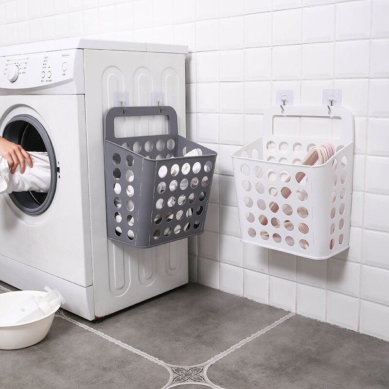 Modern Multi Function Laundry Organizer Basket Kitchen Organizer Plastic Clothes Home Sundries Living Room Bathroom Storage
