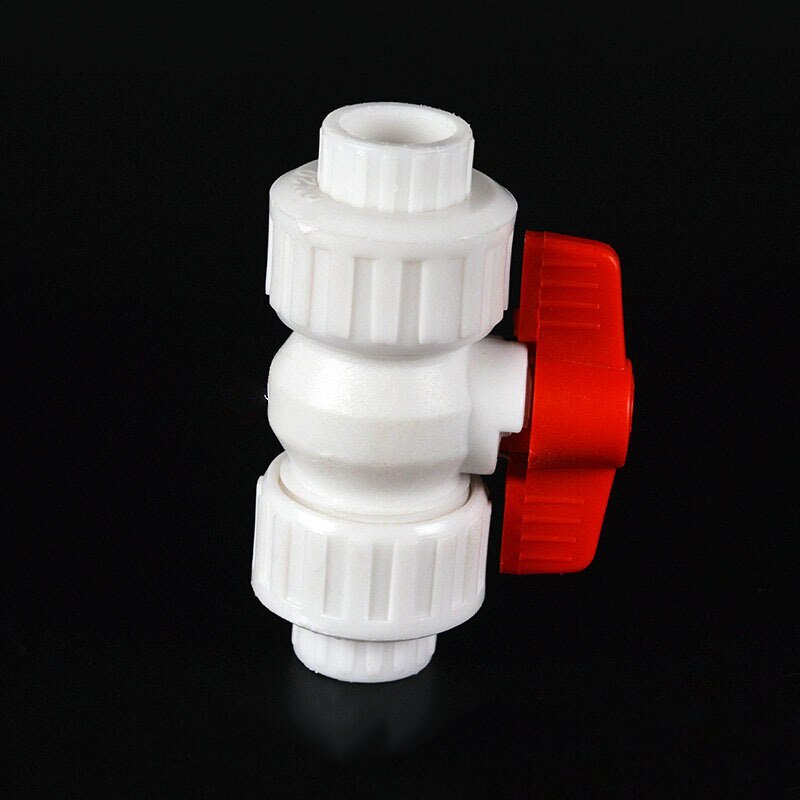 PVC Valve Connector All plastic switch Double live ball valve Agriculture Garden Irrigation Water Pipe Fittings