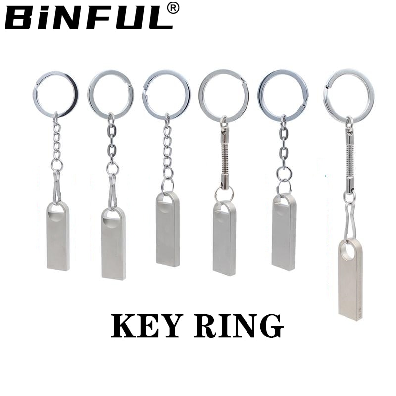 Binful Usb Flash Drive Lanyard Opknoping Keten Anti-Verloren Touw Udisk Metalen Opknoping Keten Sleutelhanger Rvs Snake bone Ketting