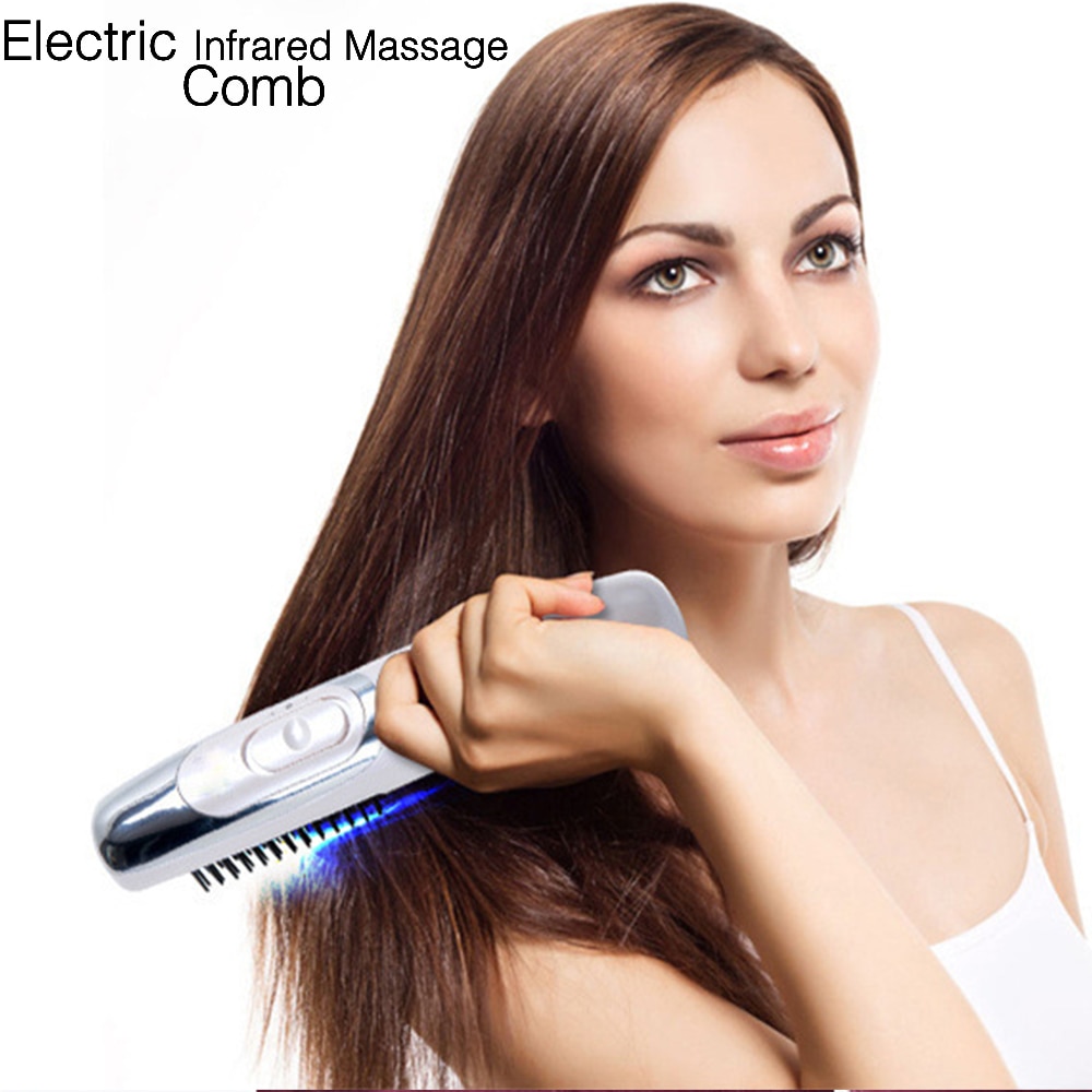 Draagbare Elektrische Ionische Haarborstel Elektrische Draadloze Infrarood Ray Massage Kam Home Reizen Gebruik Elektrische Haar Brushe