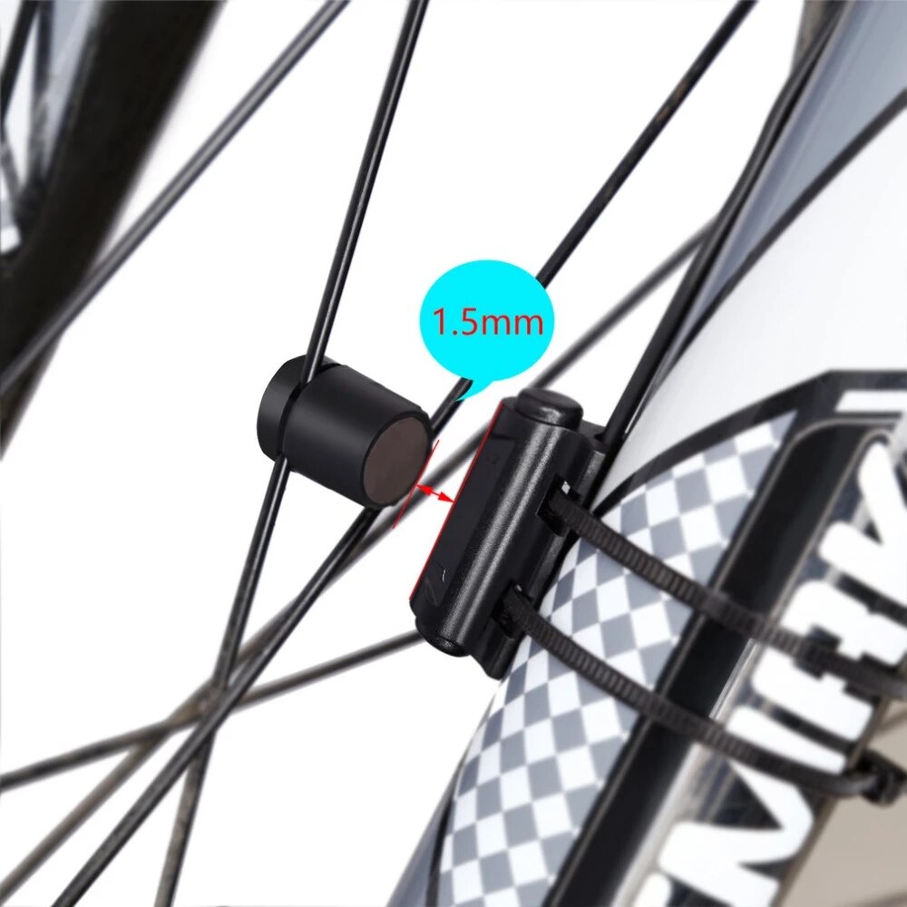 Sunding SD-563B Waterproof LCD Display Cycling Bike Bicycle Computer Odometer Speedometer With Green Backlight