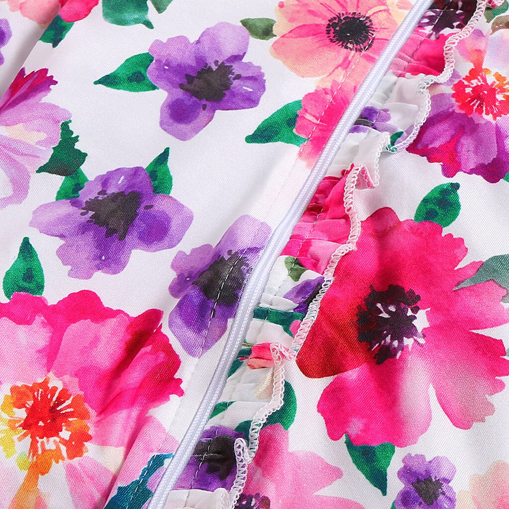 Barboteuse en coton pour bébés garçons et filles, combinaison à manches longues, imprimé Floral, bandeau, tenues de printemps et d'automne