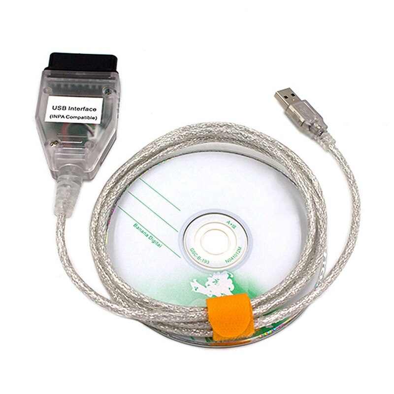 1set pour Bmw-Inpa / Ediabas-K + Dcan Permet Pleine Diagnosic Câble & 4 Pièces 14mm Acier Voiture Quatre Roues Alignement Boulons de Carrossage