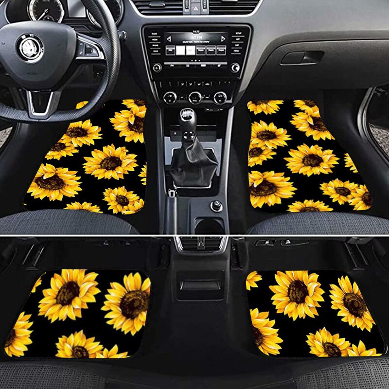 Aimaao Wolf-alfombrillas automotrices para mujer, coche, camión, SUV, ajuste Universal, para asientos delanteros y traseros, para VW y Toyota