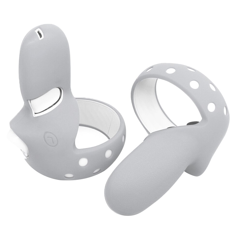 1pair VR Glasses Handheld Silicone Home Soft Smooth Touch Controller Grip Cover Dustproof Gaming Accessories for Oculus Quest 2