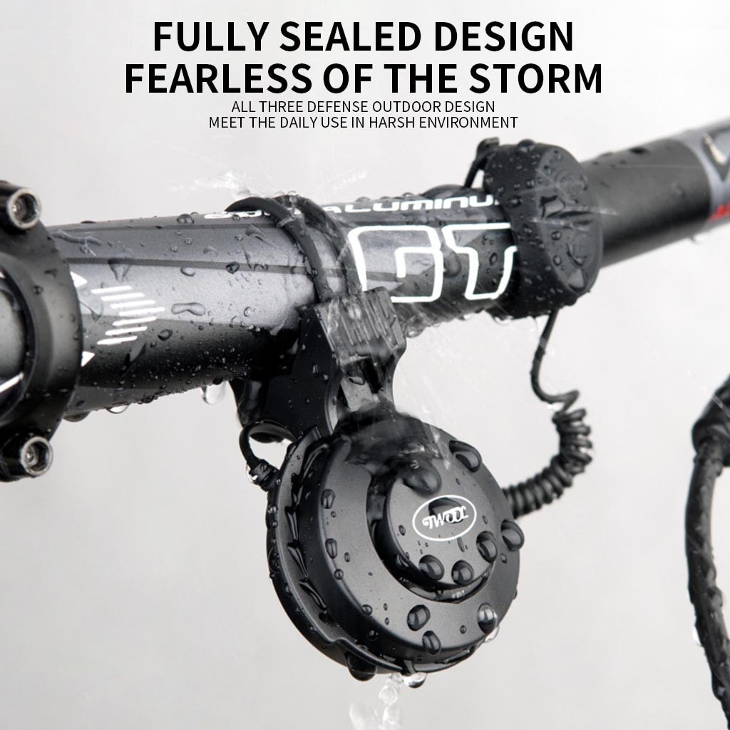 Wasserdichte Fahrrad Glocke USB Elektrische Fahrrad Horn Fahrrad Lenker Ring Glocke Lautstärke Einstellbar Fahrrad Zubehör klangfarbe bicicleta #40