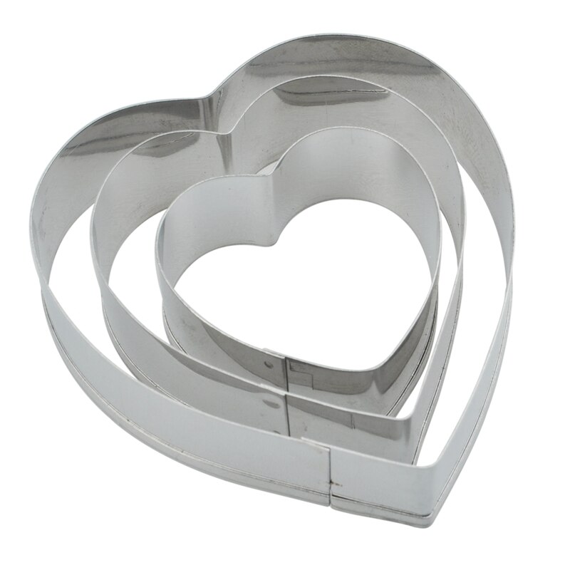 Hart Cut Outs/Heart Cookie Cutters,Set Van 3: Default Title