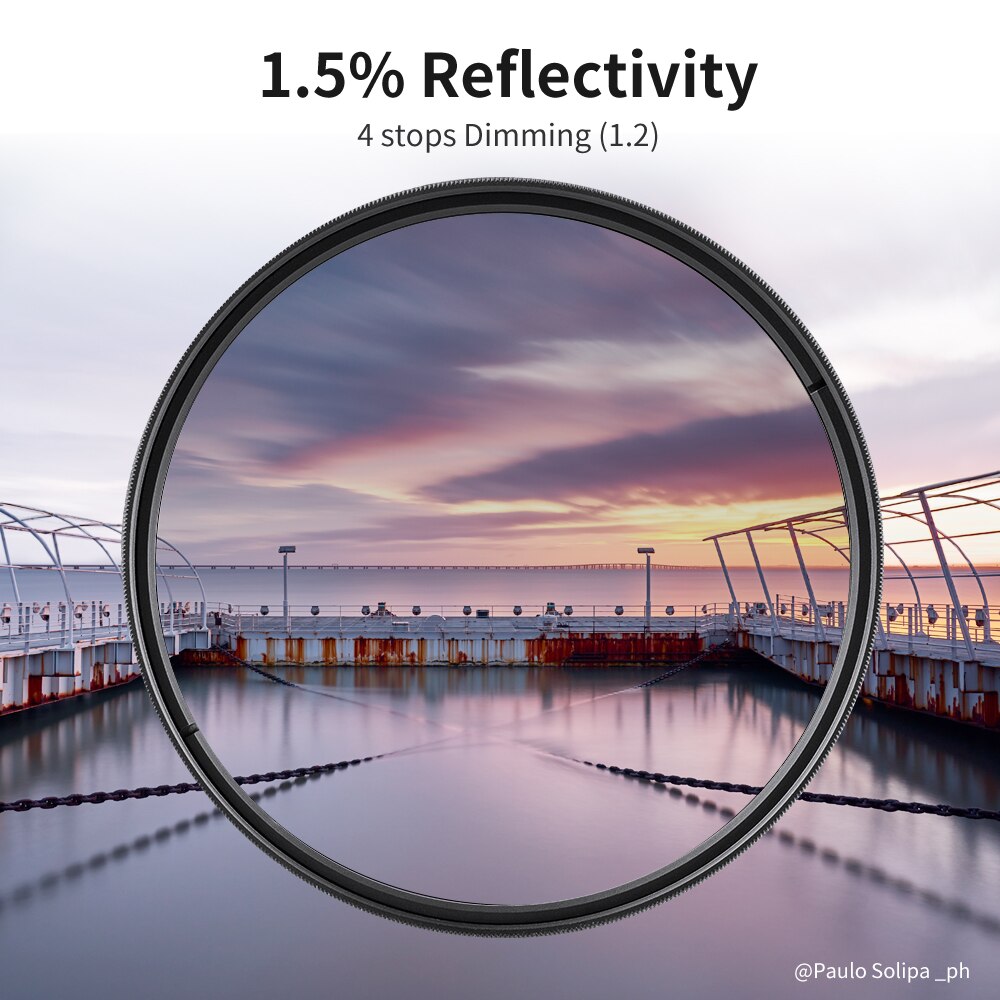 K &amp; F Concept Nano-X Hd GND16 ND16 Lens Filter Optisch Glas Zachte Gradiënt Met Coating 52Mm 55Mm 58Mm 62Mm 67Mm 72Mm 77Mm 82Mm