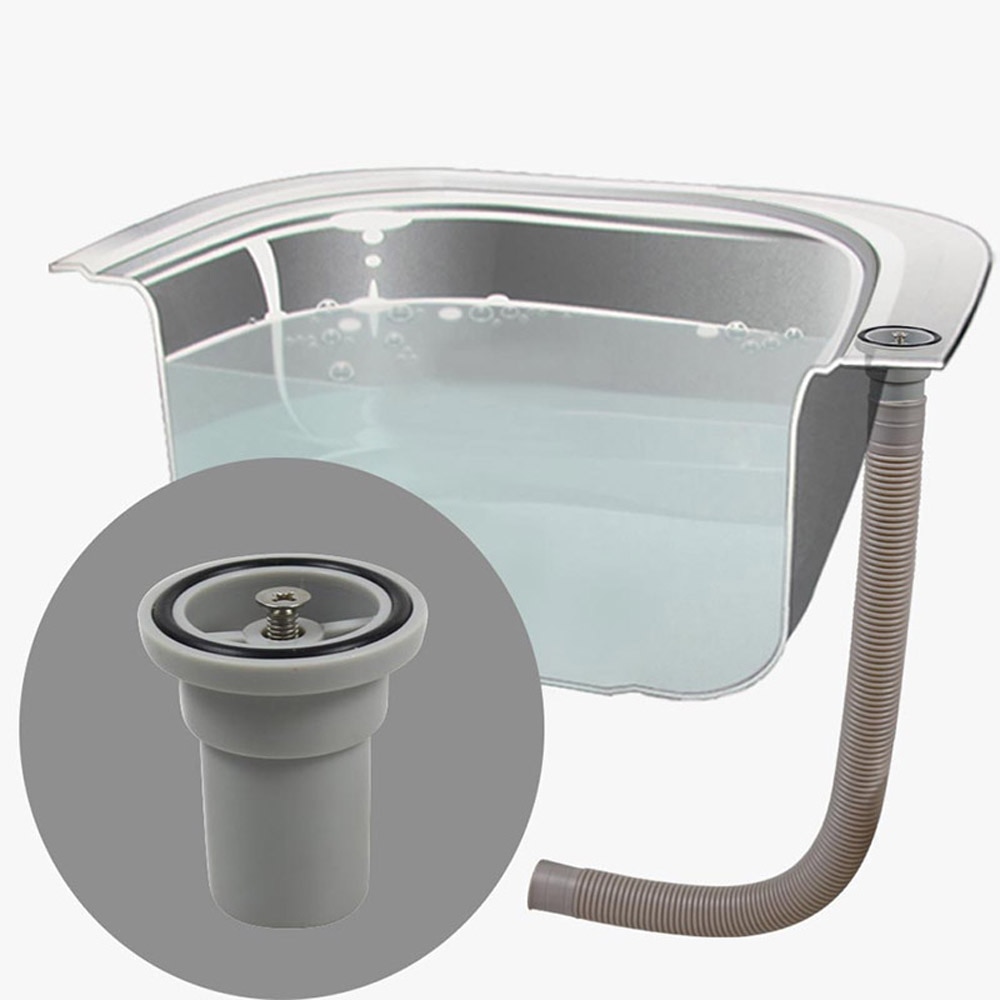 Talea Sink Upside Drainage Round Overflow with hose Sink Overflow Joint use to kitchen or bashroom Basin accessories