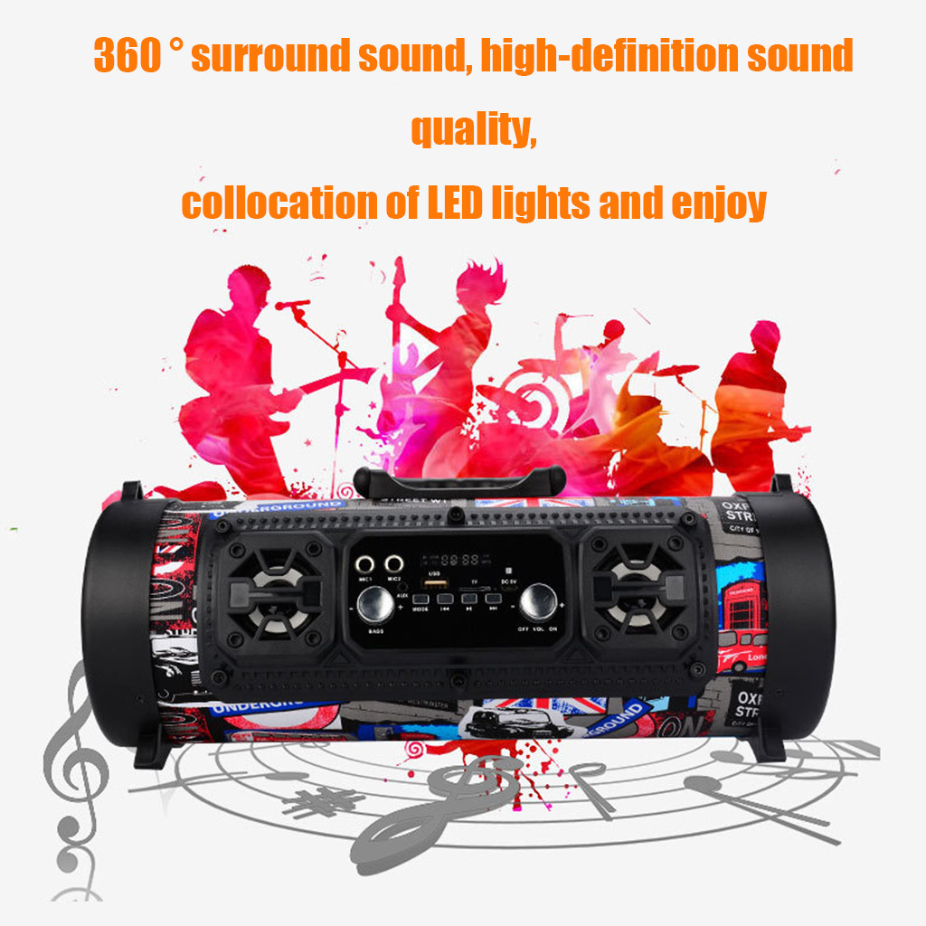 Portable Bluetooth Speaker FM Radio Move KTV 3D Sound system Sound bar subwoofer portable column bluetooth speaker FM radio Z520