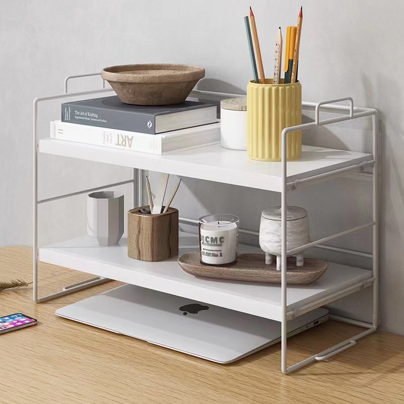 Desktop shelf desk bookshelf simple multi-layer Sorting and storage small shelves