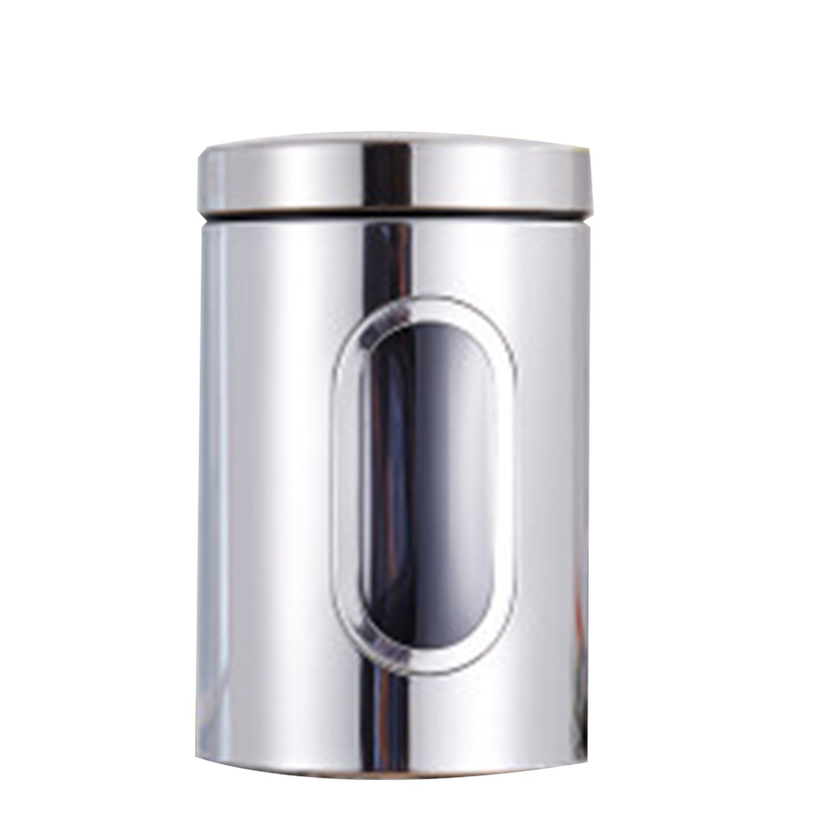 Bocal de rangement en acier inoxydable, pot de rangement en verre de cuisine pour le thé, le café, le sucre, la farine et le café: 4