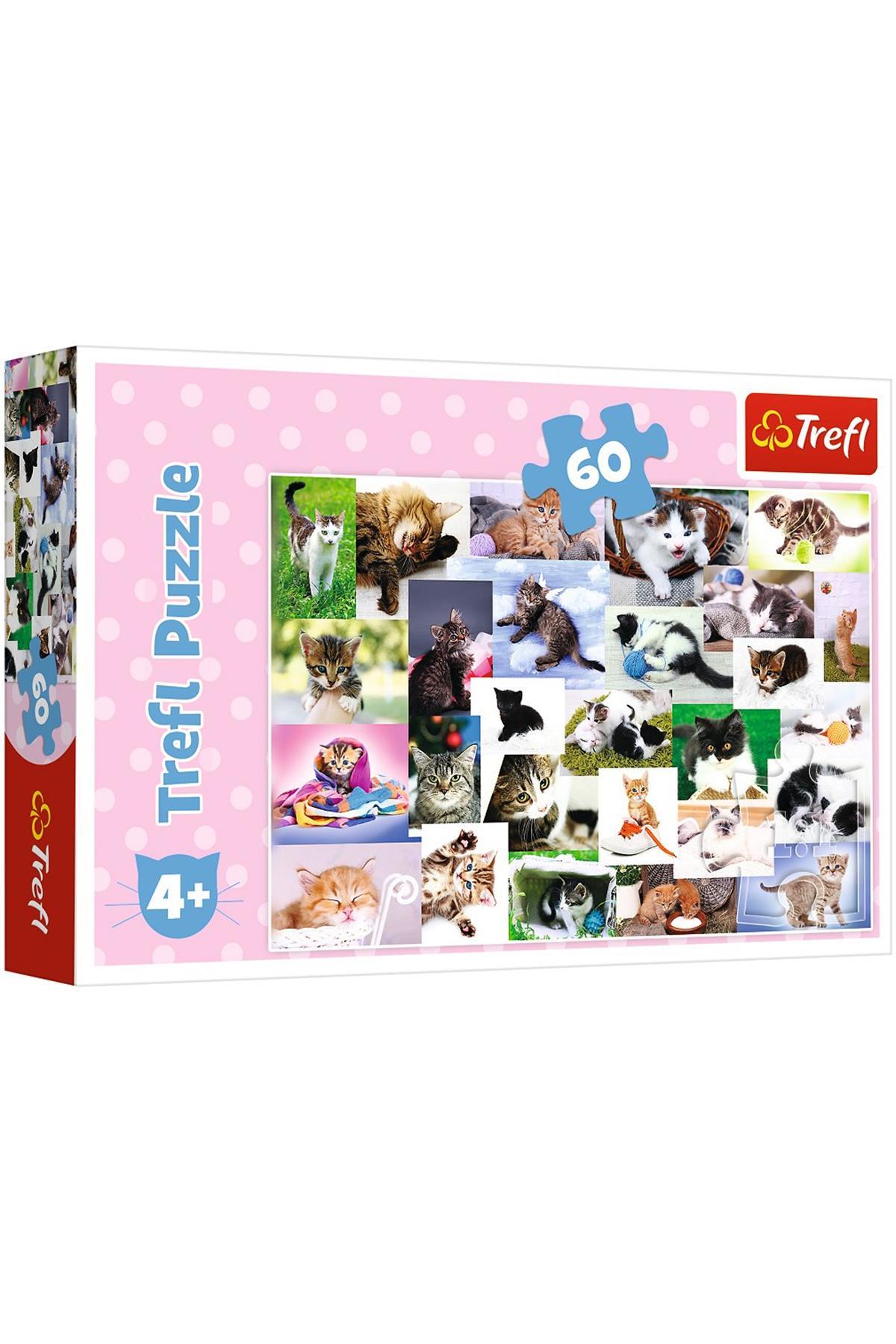 17332 Trefl/60 Puzzle Cats World Jigsaw