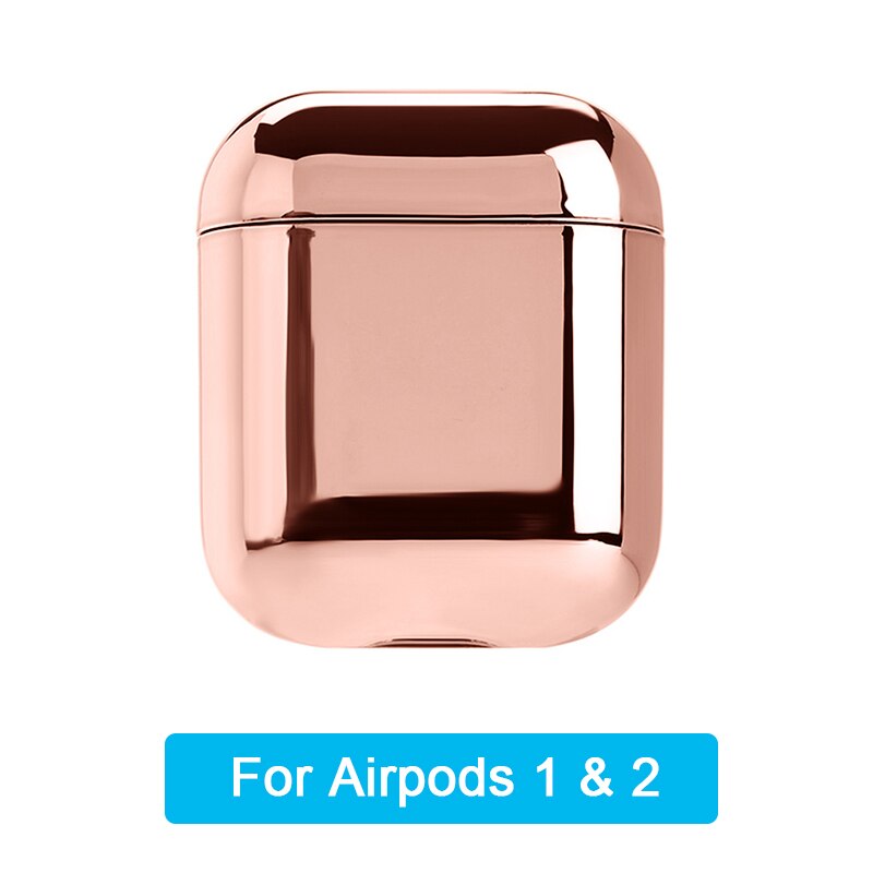 YBD Luxus Marmor Muster Fall Für AirPods Farben Fall Abdeckung für Apple Airpods Air Schoten Fall Coque Funda für Airpod pro: Rose Gold 2