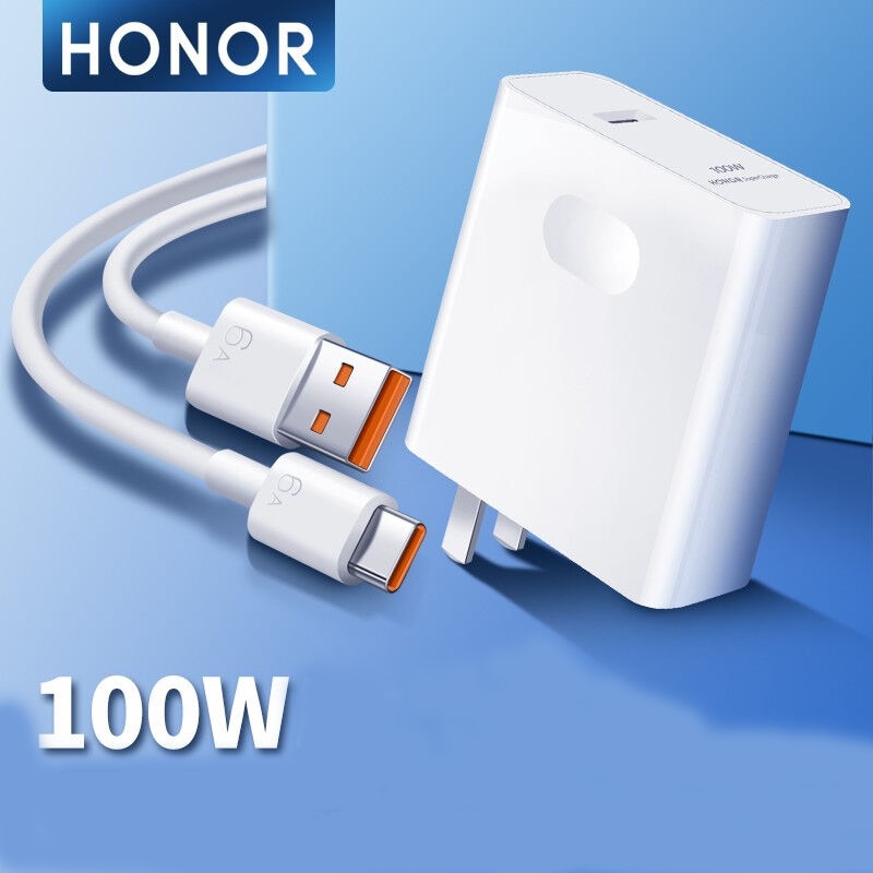 Originele Honor 100W Supercharge Fast Charger 6A Usb Type C Kabel Voor Honor 60 Pro 50 Se V40 Huawei p50 P40 Pro Mate 40 Rs Nova 9