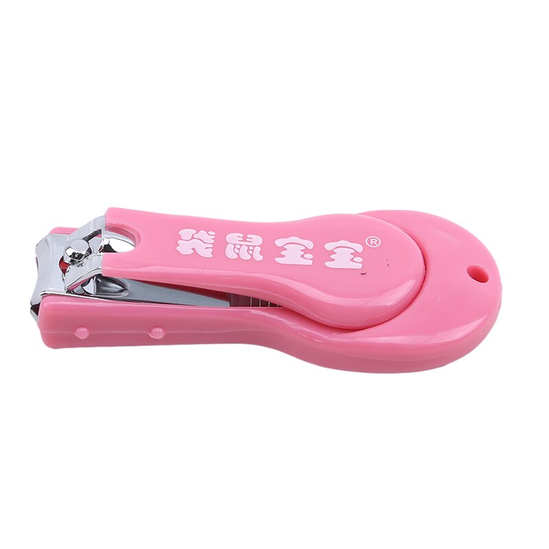Colorful Cute Safety Toddler Finger Nail Manicure Trimmer Nail Cutters Baby Nail Clippers Baby Nail Care: rose red