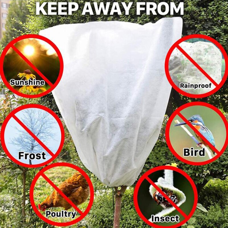 Warm Plant Cover Shrub Protecting Bag Frost Protection For Yard Garden Plants Small Tree Winter Against Cold