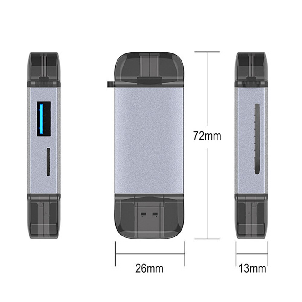 USB 3.0 Card Reader Micro SD Card Reader 2.0 For USB Micro SD Adapter Flash Drive Smart Memory Card Reader Type C Card Reader