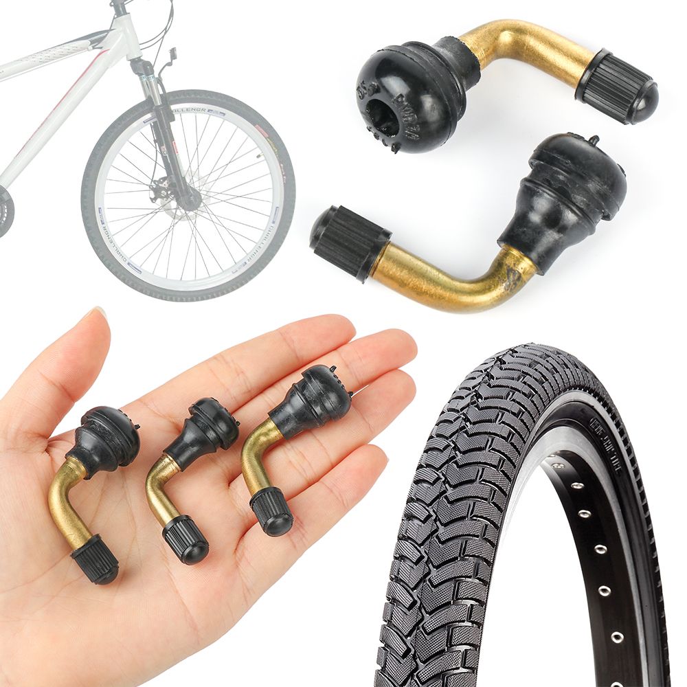 1Pc Hoek Gebogen Messing Air Tyre Ventiel Met Uitbreiding Adapter Voor Auto Vrachtwagen Motorfiets Fietsen Accessoires 3 Maten