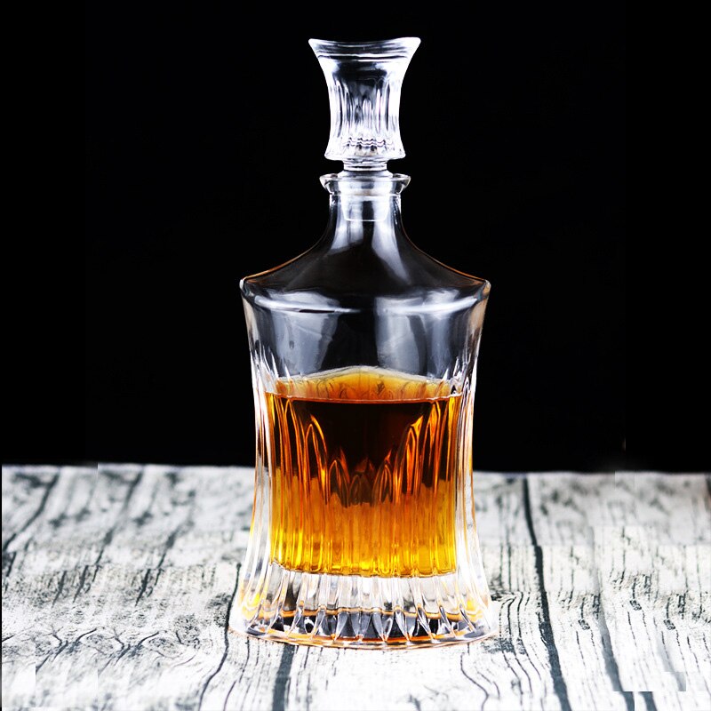 Prachtige Decanter Whisky Crystal Glas Wijn Fles Decanter Fles Familie Wijn Glas Set